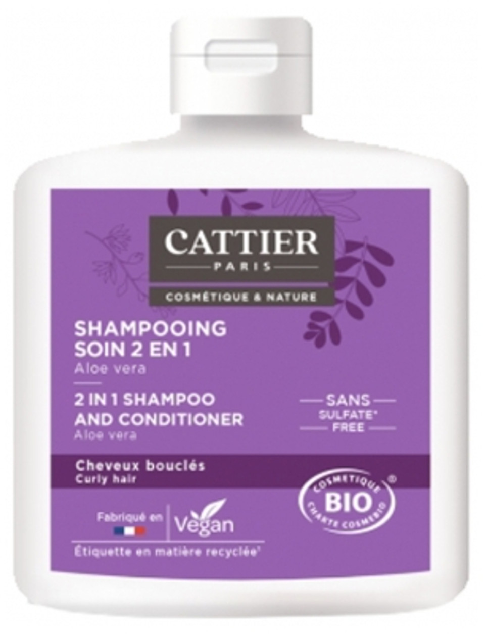 Cattier 2In1 Conditioner Aloe Vera Organic 250Ml