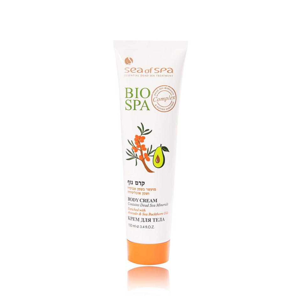 Sea Of Spa Dead Sea Body Cream Enriched With Avocado Oil And Sea Buckthorn Oil Contains Dead Sea Minerals Bio Spa 100Ml 3.5Fl.O.Z