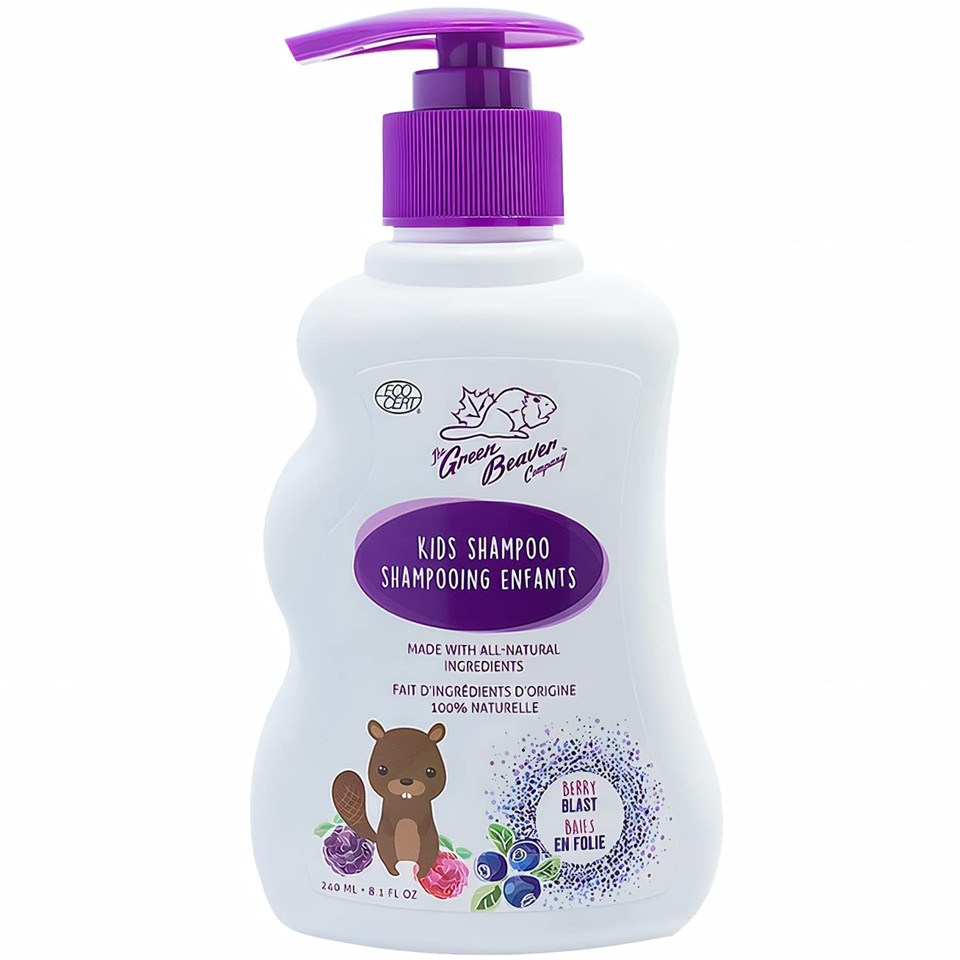 Green Beaver All Natural Shampoo For Kids, Boreal Berries Gentle Shampoo For Children, 240Ml