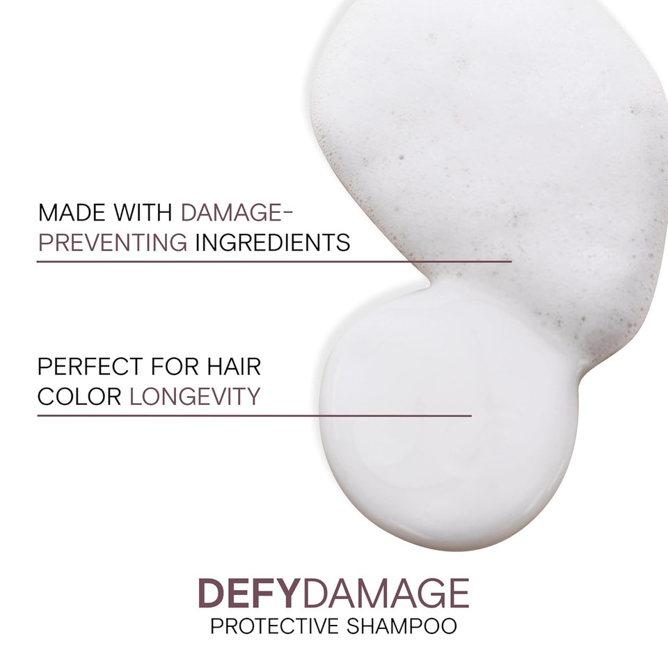 Joico Defy Damage Protective Shampoo | For Color-Treated Hair | Strengthen Bonds & Preserve Hair Color | With Moringa Seed Oil & Arginine