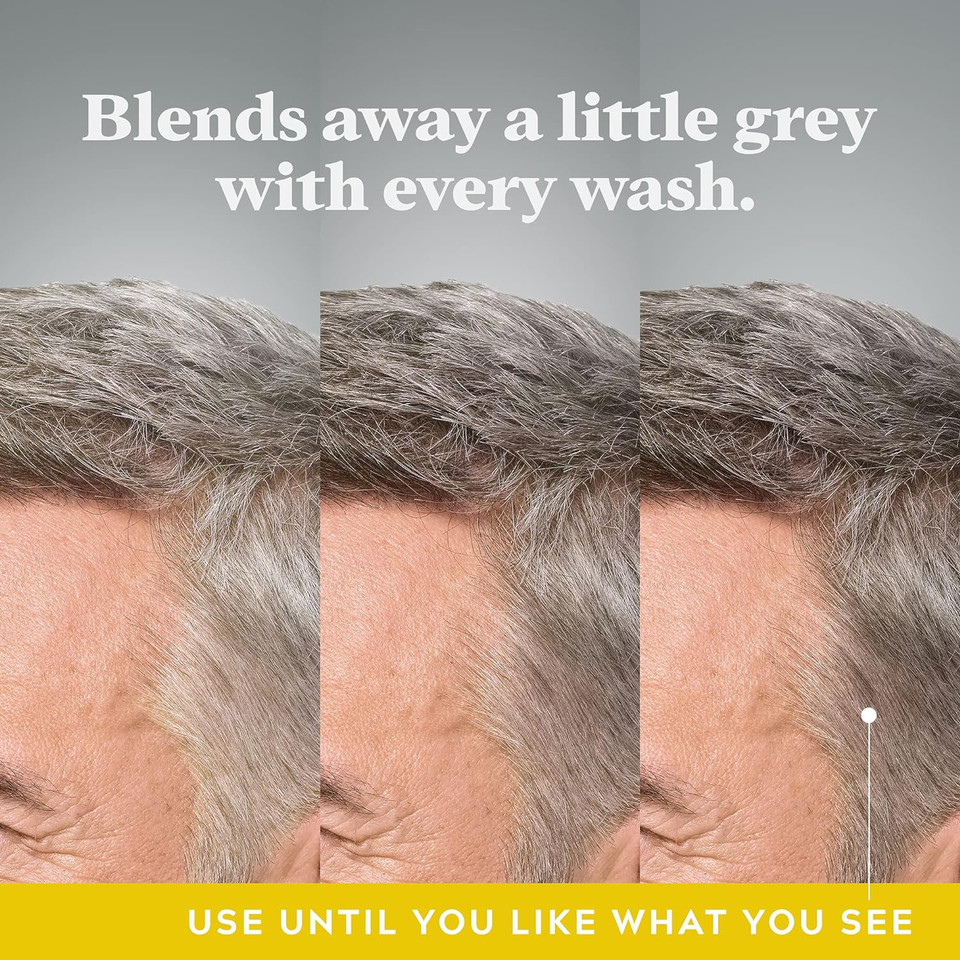 Just For Men Control Gx Multipack, Shampoo For Lighter Shades Of Hair, And Mustache And Beard Wash, Gradually Colors Grey Hair, 4 Oz. Bottles