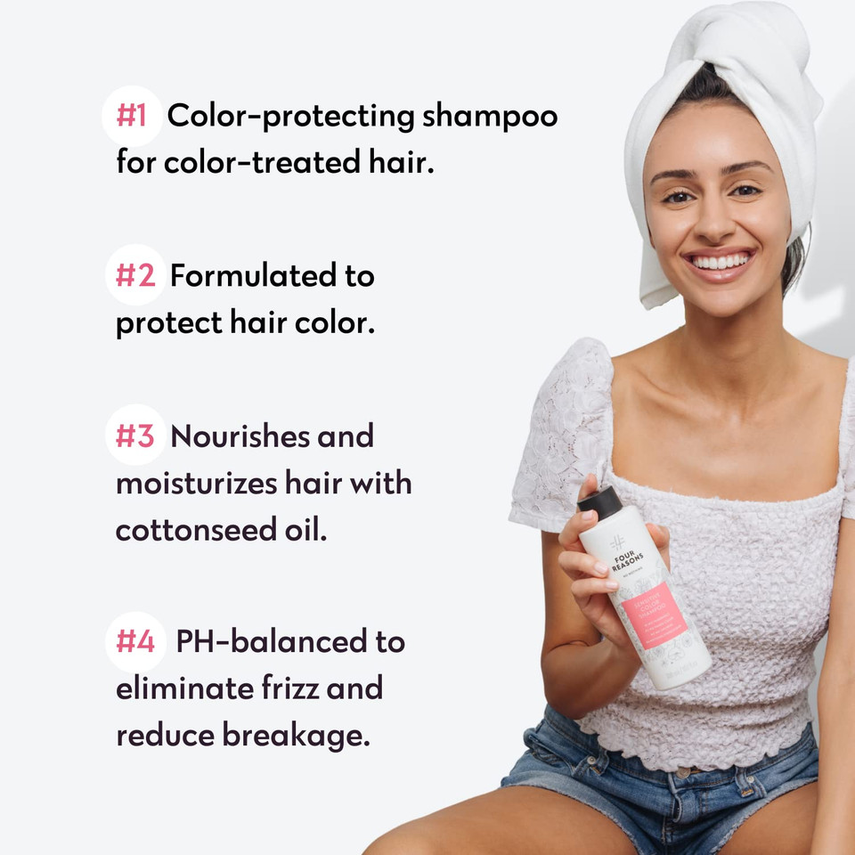 No Nothing Sensitive Shampoo For Color Treated Hair - Fragrance Free Shampoo - Hypoallergenic, Vegan, Paraben Free And Clear Shampoo - Unscented Shampoo For Sensitive Scalp And Skin  10.15 Oz