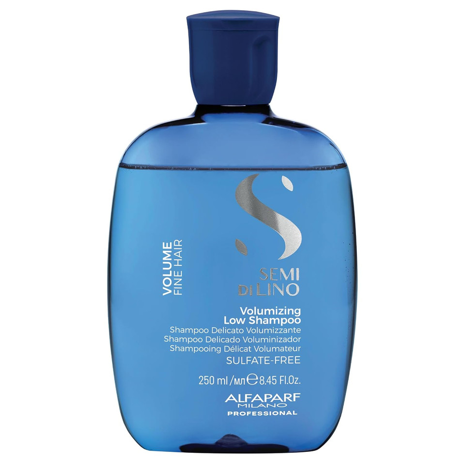 Alfaparf Milano Semi Di Lino Volume Shampoo For Fine Hair  Sulfate Free Volumizing Low Shampoo - Adds Intense Volume, Thickness And Body - Anti-Frizz - Professional Salon Quality