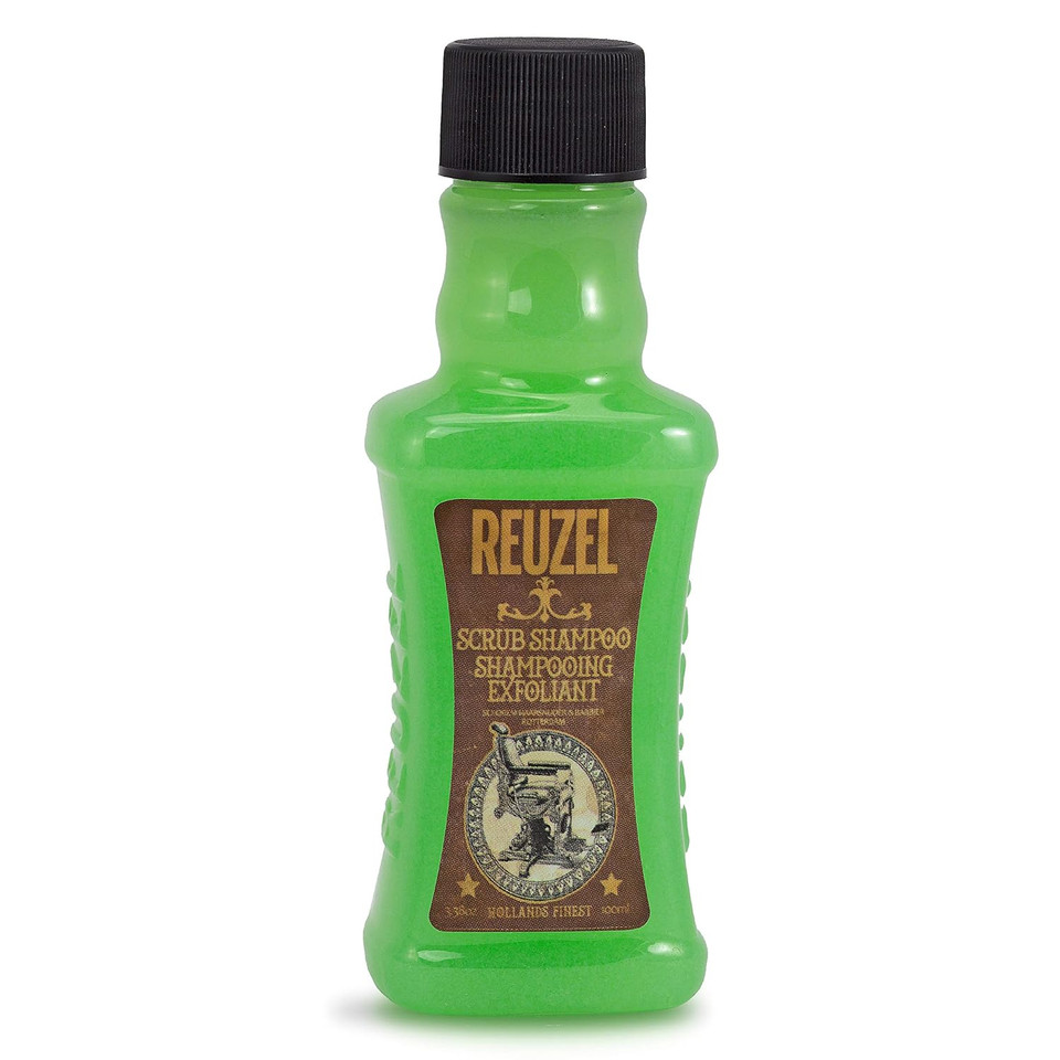 Reuzel Scrub Shampoo - Deeply Cleanses - Perfect For Maintaining A Healthy Scalp - Invigorating And Exfoliating Formula - Perfect For Infrequent Shampooer To Remove Excess Product
,Size : 3.38 Ounce