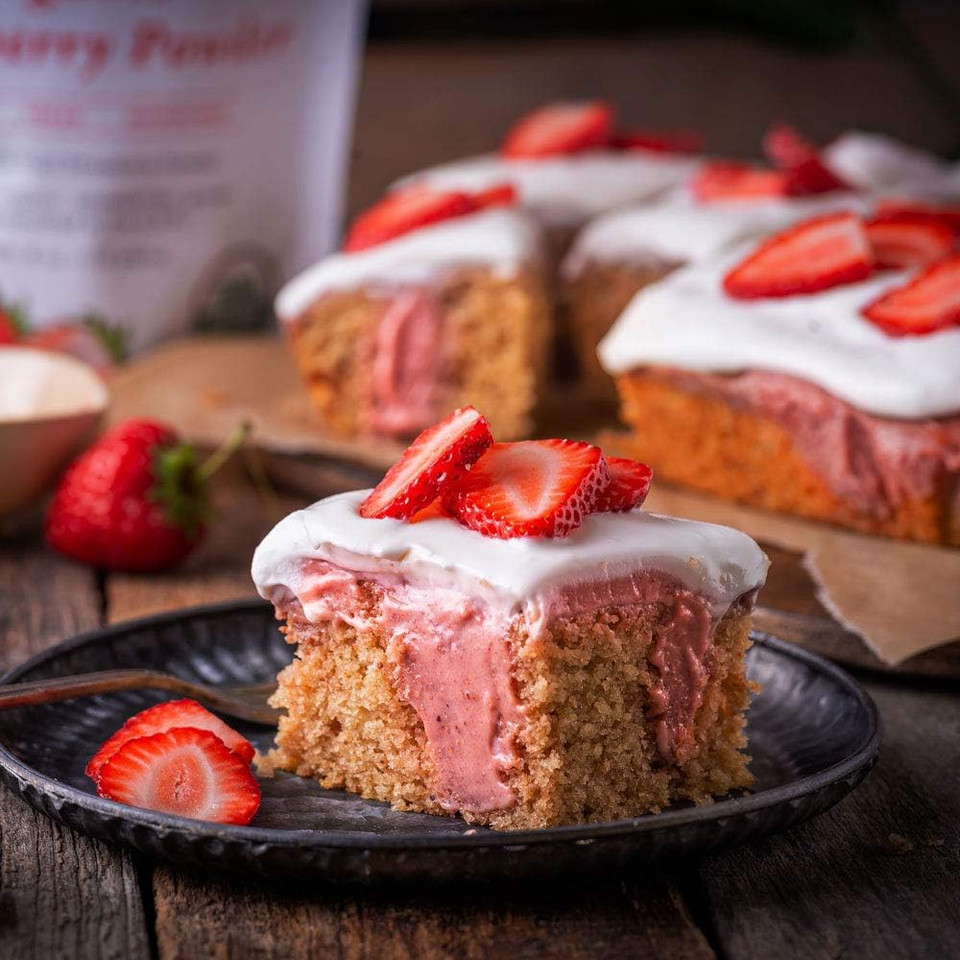 Ancient Choice - Strawberry Powder (4 Ounces) | Usda Organic | Freeze Dried | Non-Gmo | Milk | Baking | Hiking | Vegan Superfood | Vegetarian | Smoothie | Fiber | Prebiotic | Prepping | Keto | Paleo