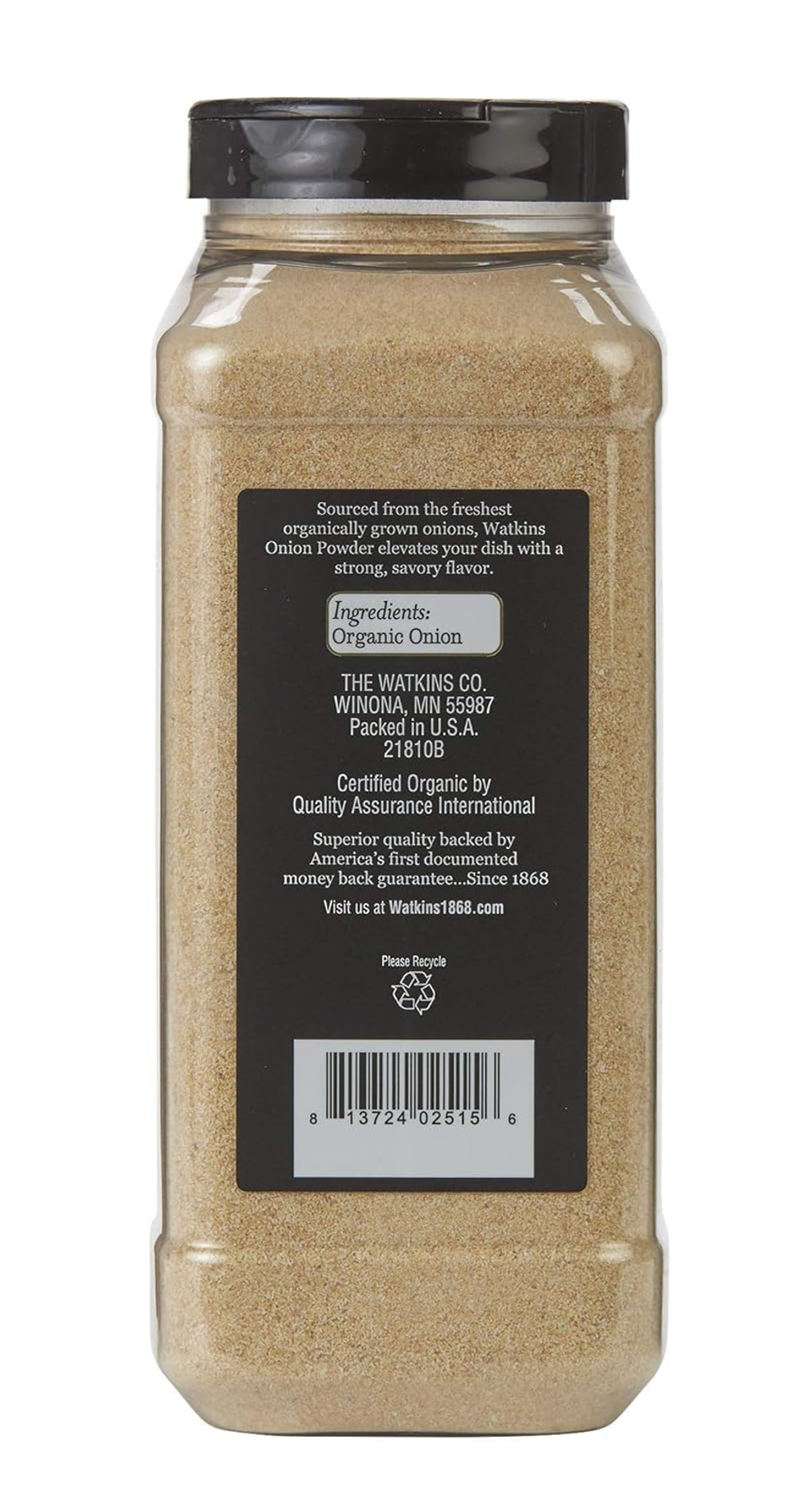 Watkins Gourmet Spice, Organic Onion Powder, Bulk Food Service Size, 22 Oz (Pack Of 1)