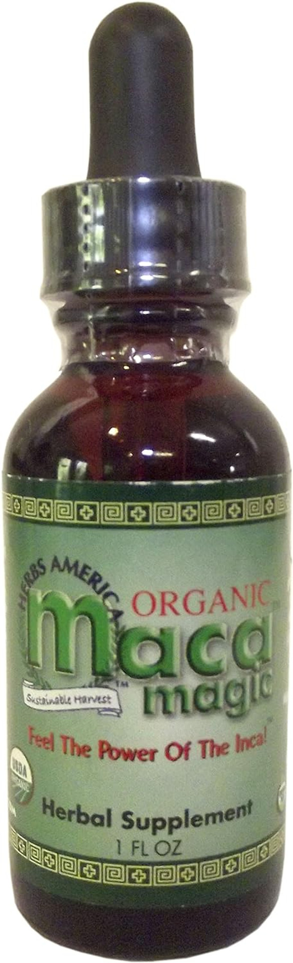 Maca Magic Herbal Gift Bundle, 1 Fl Oz Usda Organic Maca Extract And A 2.2 Lb Bag Of Pure Maca Root Powder (1 Fl Oz Glass Bottle + 2.2 Lb Resealable Bag)