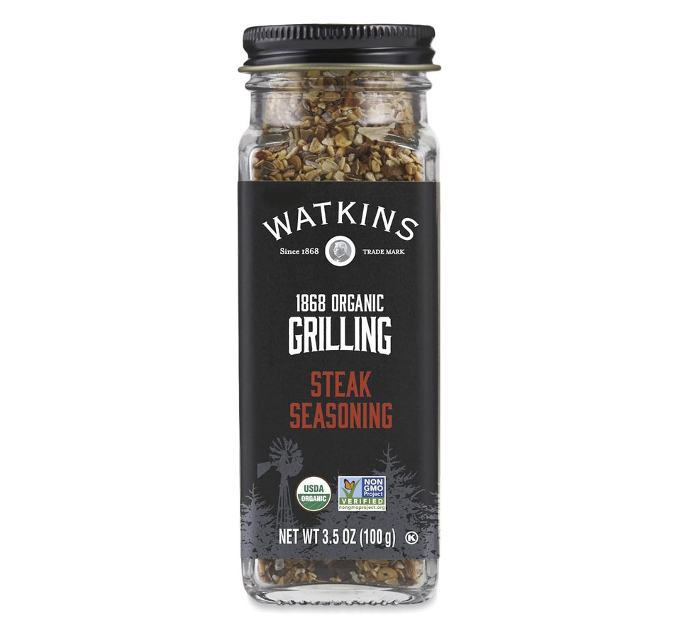 Watkins Organic Grilling Steak Seasoning, 3.5 Oz, 3-Pack3.5 Ounce (Pack Of 3)