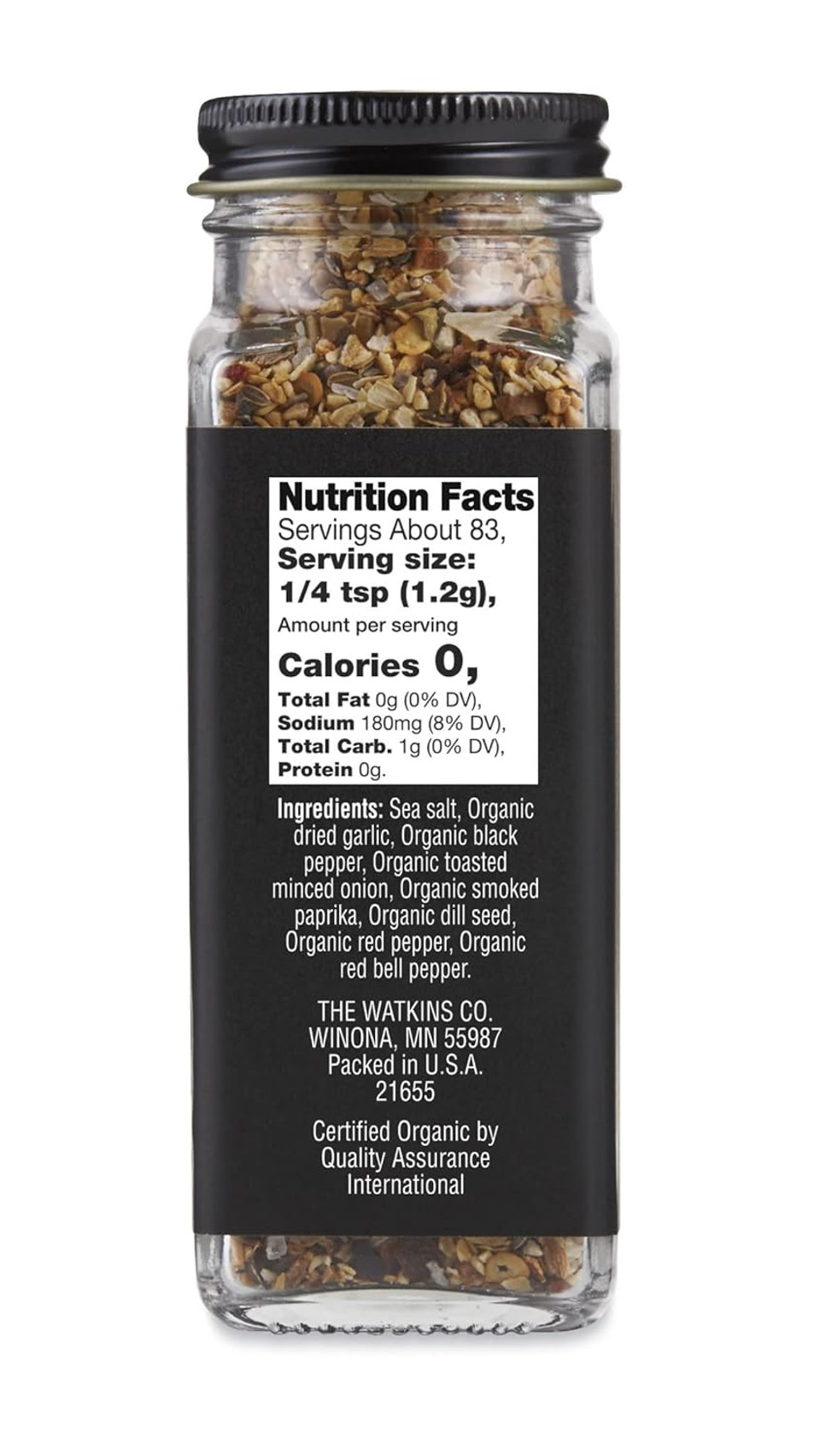 Watkins Organic Grilling Steak Seasoning, 3.5 Oz, 3-Pack3.5 Ounce (Pack Of 3)