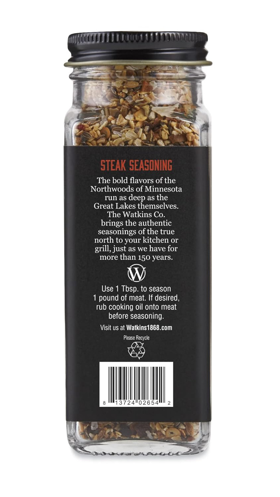 Watkins Organic Grilling Steak Seasoning, 3.5 Oz, 3-Pack3.5 Ounce (Pack Of 3)