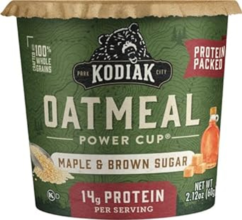 Kodiak Instant Protein Maple & Brown Sugar Oatmeal In A Cup, 2.12 Ounce