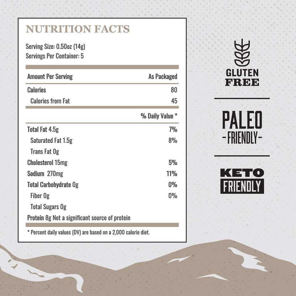 Epic Provisions Sea Salt & Pepper Pork Rinds, Low-Carb, 4 Count Box 2.5Oz Bags