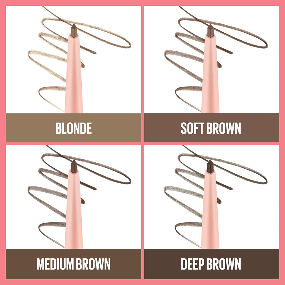 Maybelline Total Temptation Eyebrow Definer Pencil, Soft Brown, 1 Countsoft Brown