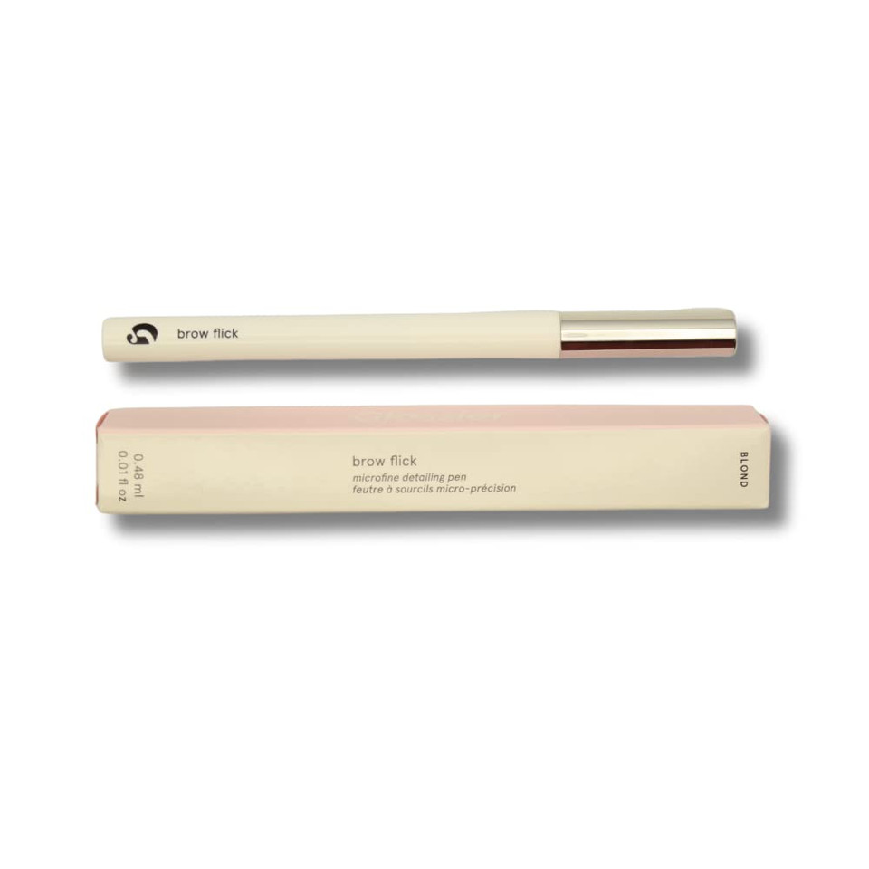 Glossier Brow Flick Microfine Detailing Eyebrow Pen - Blond - Light-Medium Blond 0.01 Oz / 0.48 Ml