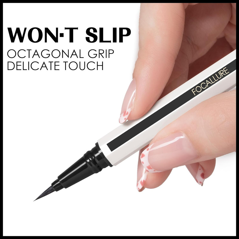 Focallure Sadness Proof Precision Eyeliner,Waterproof Eyeliner Pencil,Quick Drying,Smudge Resistant,Long Lasting,Won'T Slip Octagonal Grip,Ultra Fine Brush,Bl01 Obsidianbl01 Obsidian Focallure Sadness Proof Precision Eyeliner,Waterproof Eyeliner Pencil,Quick Drying,Smudge Resistant,Long Lasting,Won'T Slip Octagonal Grip,Ultra Fine Brush,Bl01 Obsidianbl01 Obsidian