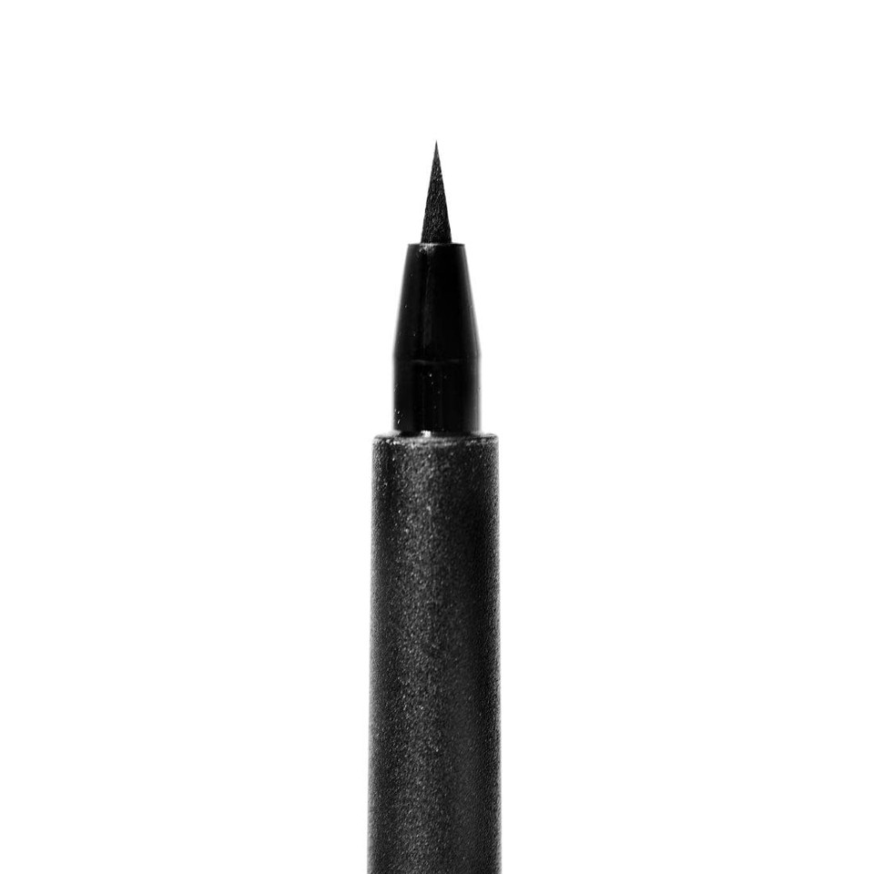 Palladio Felt-Tip Eyeliner Ultra Fine Liner, Creates Thin Precise Lines, Quick Drying, Waterproof, Rich Pigment, Long Lasting Application, Mess Free, Smooth, All Day Wear, Intense Jet Black Colorjet Black
