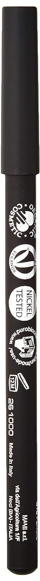 Purobio Certified Organic High-Pigmented And Long-Lasting Extra Black Eyeliner. Made With Coconut, Jojoba, Avocado, Baobab Oil, Vitamin E. Organic.Vegan. Cruelty-Free.Nickel Tested, Made In Italy Purobio Certified Organic High-Pigmented And Long-Lasting Extra Black Eyeliner. Made With Coconut, Jojoba, Avocado, Baobab Oil, Vitamin E. Organic.Vegan. Cruelty-Free.Nickel Tested, Made In Italy