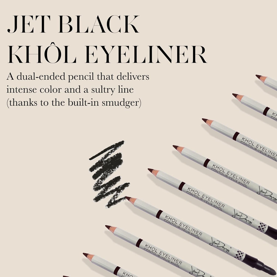 Jillian Dempsey The Smoky Eye Kit: Khã£Â´L Eyeliner In Jet Black, Lid Tint In Bronze, Lid Tint In Dew & Cheek Tint In Petal