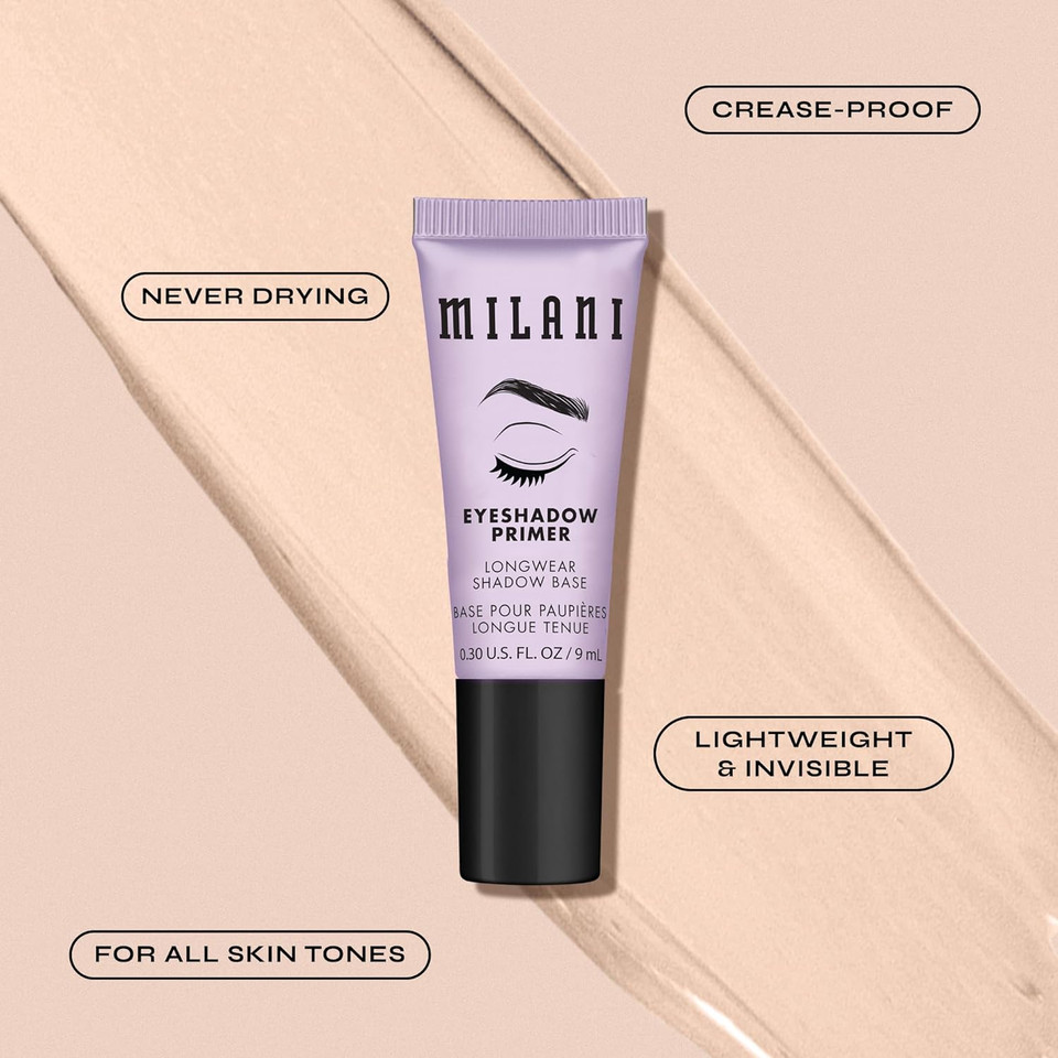 Milani Eyeshadow Primer + Gilded Mini Eyeshadow Palette - The Wine Down
