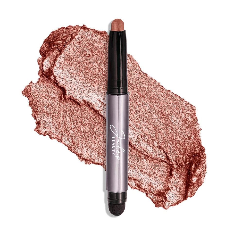 Julep Eyeshadow 101 Crã£Â¨Me-To-Powder Eyeshadow Stick Duo, Champagne Shimmer & Russet Shimmer
