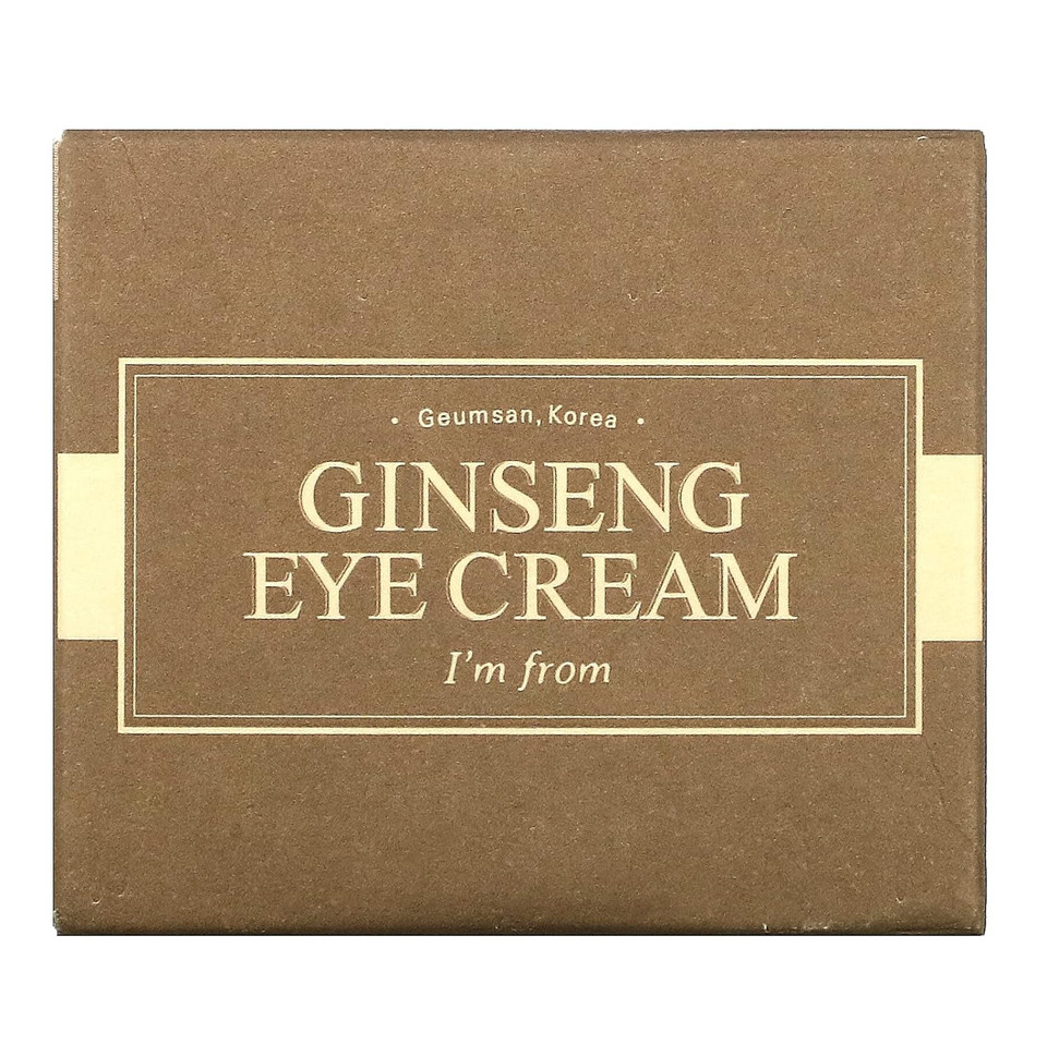[I'M From] Ginseng Eye Cream 30G - Rare Ginseng Nourishment For Tired Eyes, Wood-Cultivated Ginseng, Moisture-Lock Formula, Firm Face Line