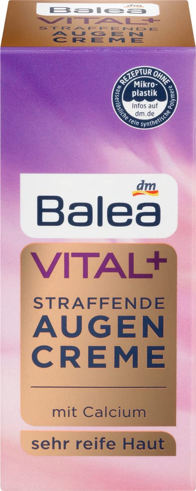 Balea Eye Cream Vital + Firming Eye Cream, 15 Ml (Age: +50)