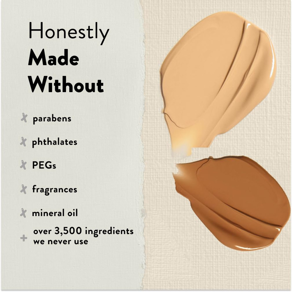 Honest Beauty Honestly Bright Eyes Tinted Eye Cream | Brightens + Diffuses Dark Circles | Hyaluronic Acid + Squalane | Ewg Verified, Vegan + Cruelty Free | Sandstone, 0.5 Fl Ozsandstone