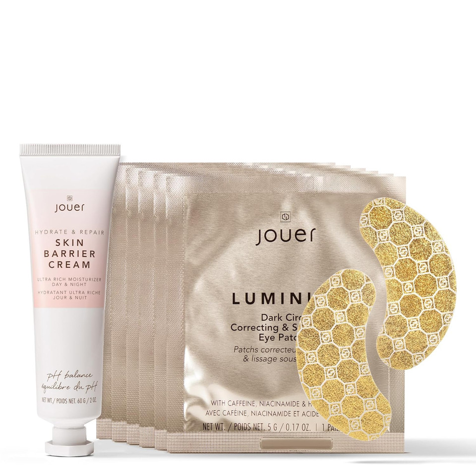 Jouer Under Eye Patches And Skin Barrier Cream Bundle