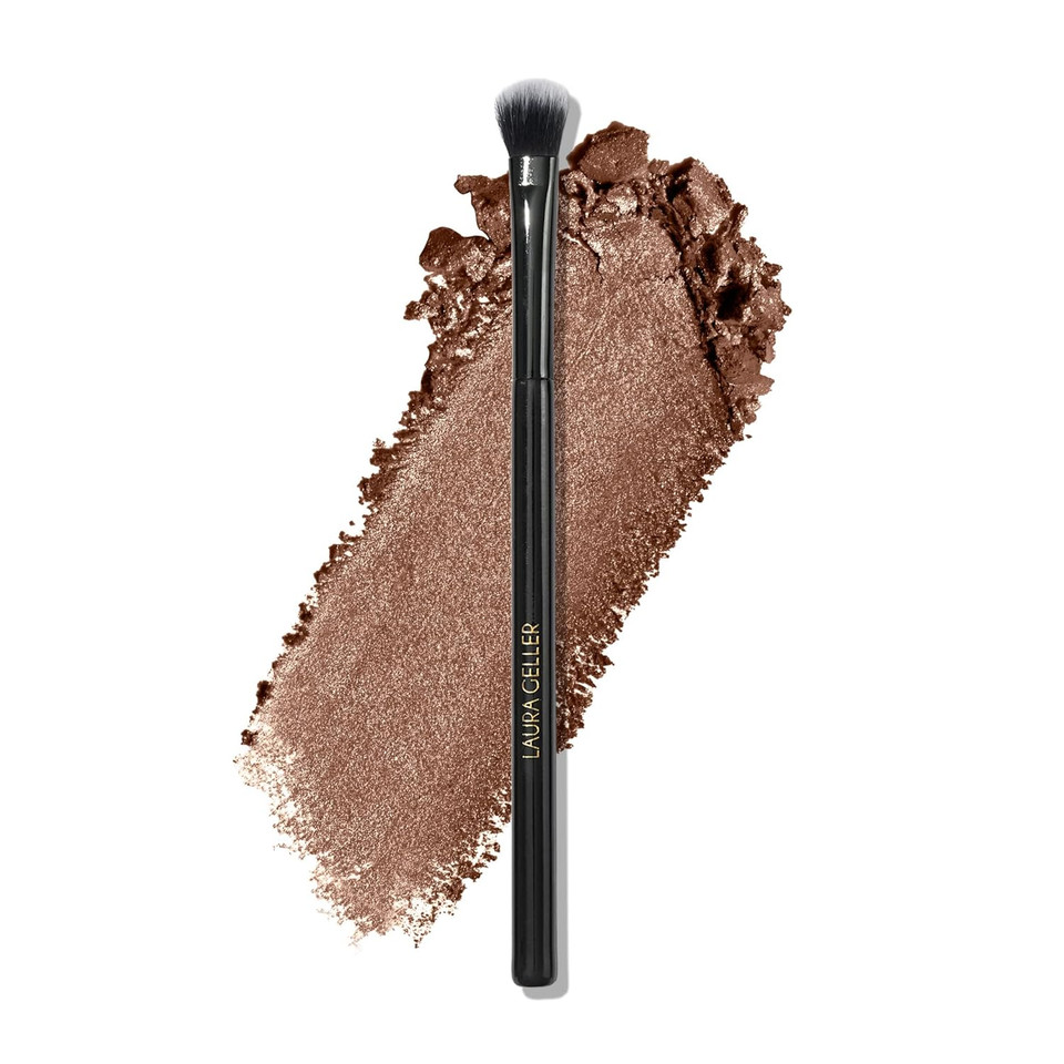 Laura Geller New York All-Over Eye Shadow Brush, Black Wooden Handle