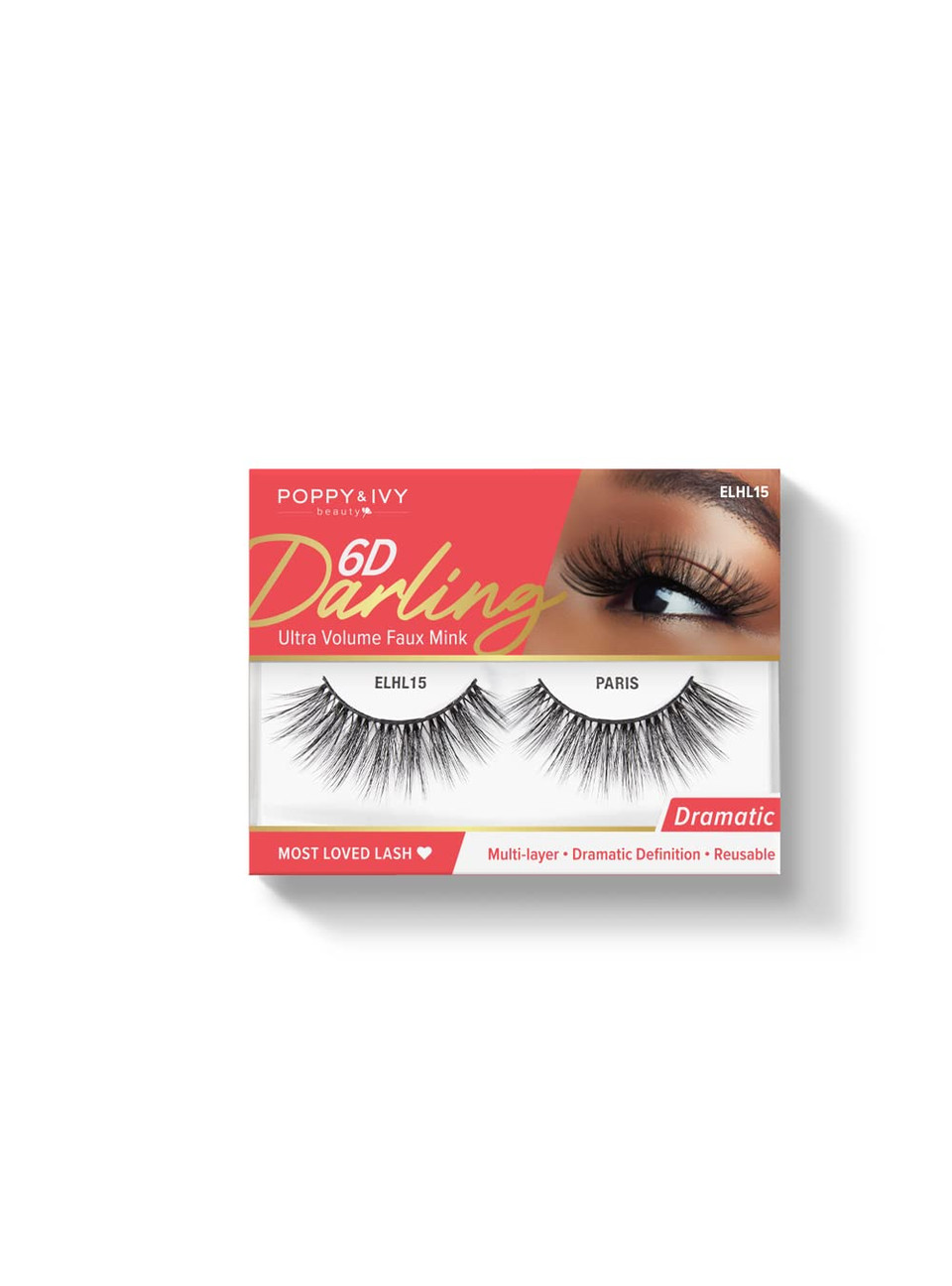 Poppy & Ivy 6D Darling Lashes - Dramatic (Paris)