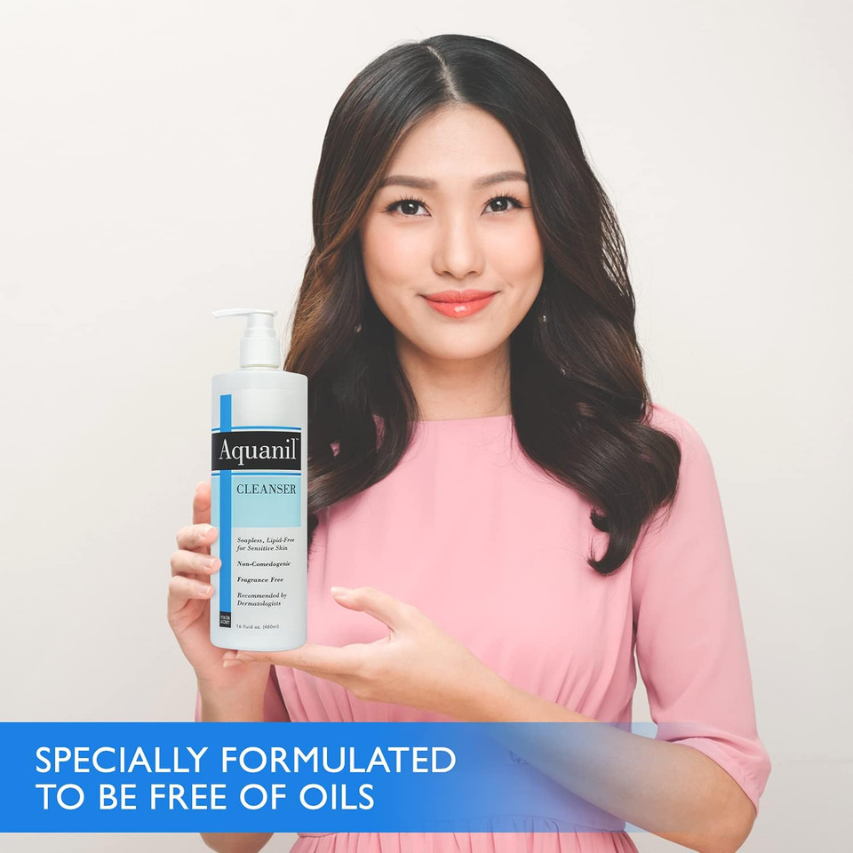 Aquanil Lotion A Gentle, Soapless Lipid-Free Cleanser - 16 Fl Oz