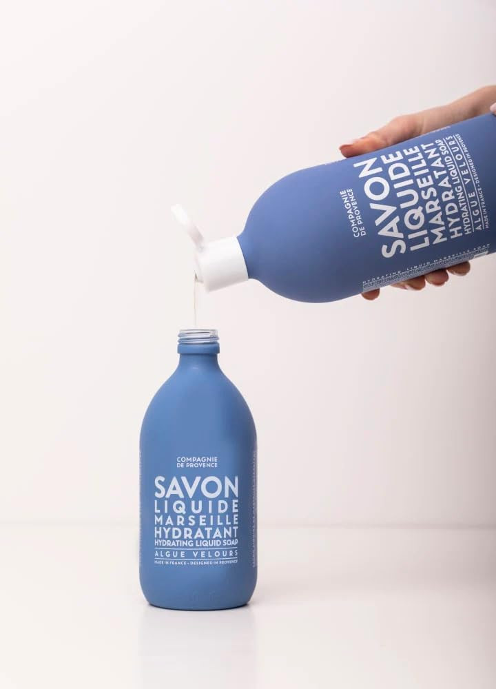 Compagnie De Provence Savon De Marseille Apothicare Liquid Soap, Mint Basil, 10 Fl Oz Plastic Pump Bottle