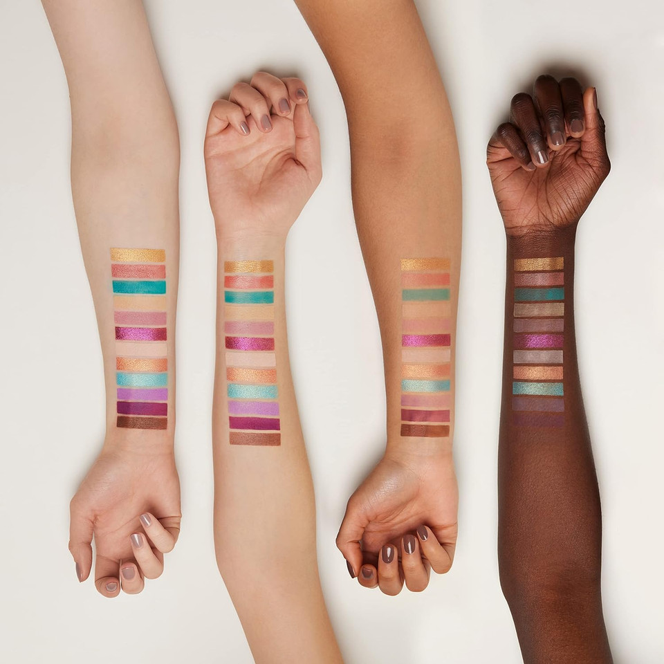 Essence | Welcome To Miami Eyeshadow Palette | 12 Highly Pigmented, Matte & Metallic Shades | Vegan & Cruelty Free, Paraben & Fragrance Free