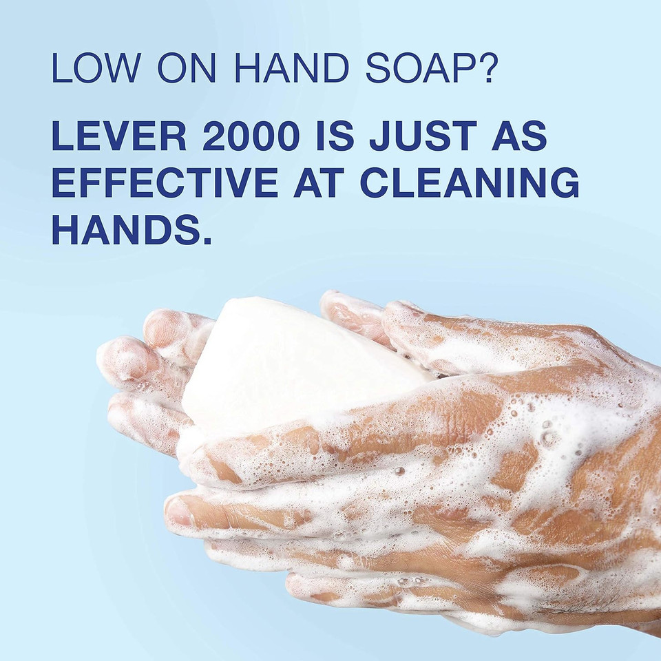 Lever 2000 Bar Soap Refreshing Body Soap And Facial Cleanser Original Effectively Washes Away Bacteria 4 Oz 8 Bars