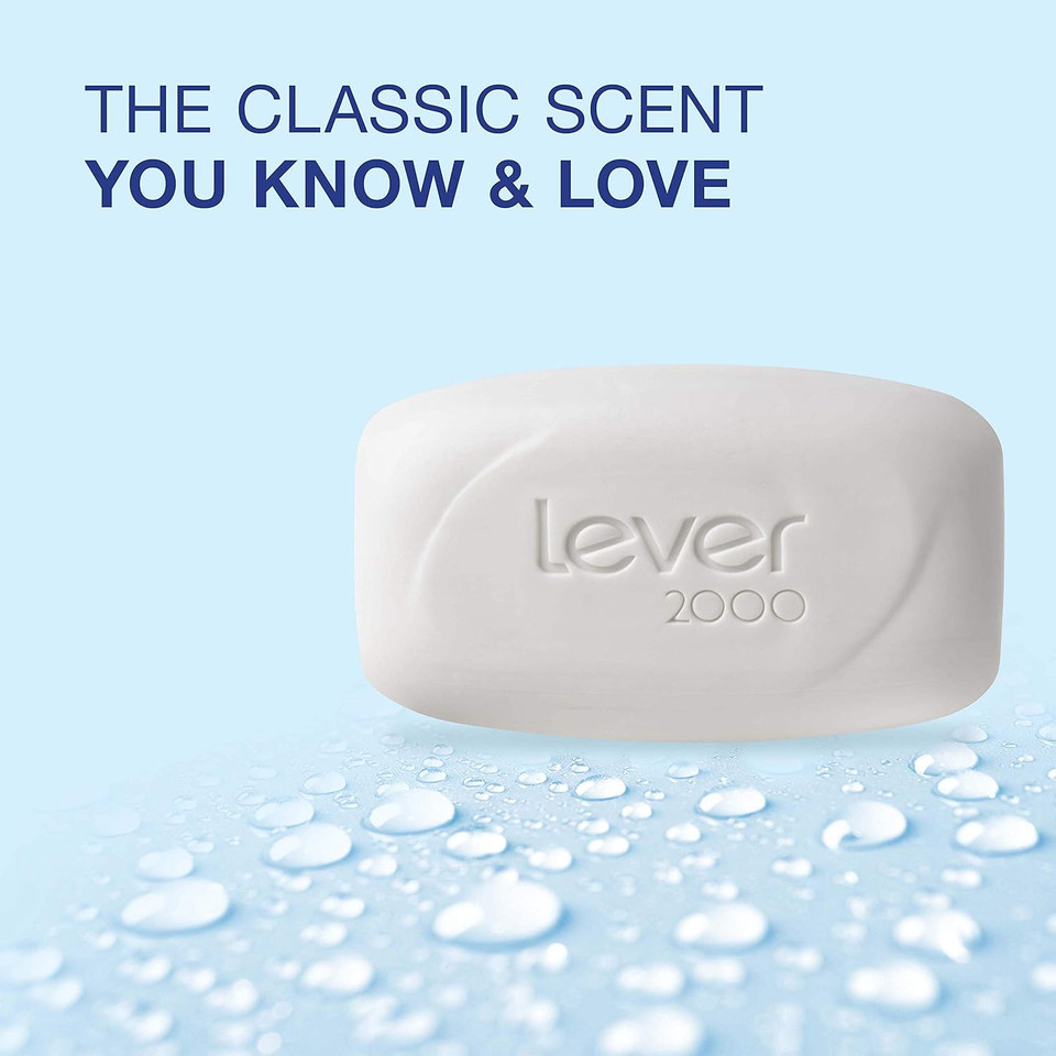 Lever 2000 Bar Soap Refreshing Body Soap And Facial Cleanser Original Effectively Washes Away Bacteria 4 Oz 8 Bars