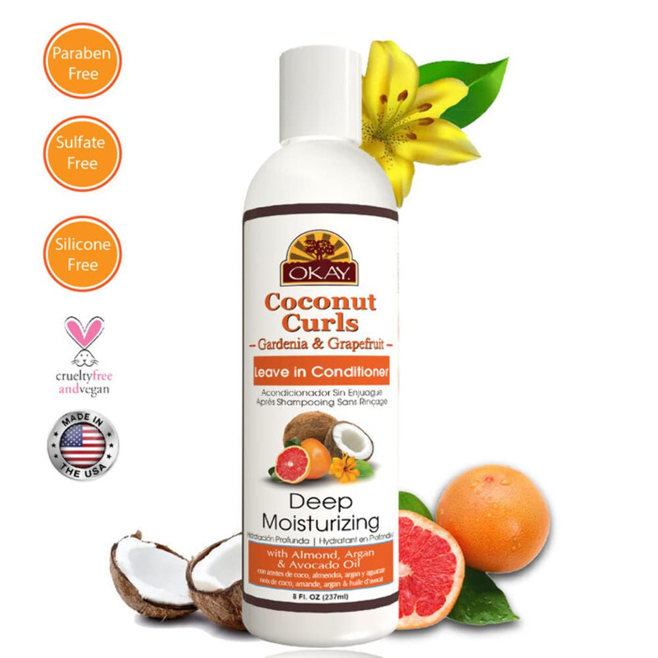 Okay Coconut Gardenia And Grapefruit Leave In Conditioner 8.Oz / 237Ml
