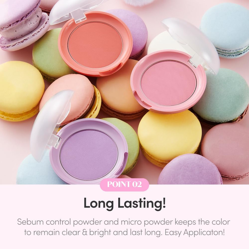 Etude Lovely Cookie Blusher #Be101 Ginger Honey Cookie 4G | Glowing & Natural Powder Blush With Long-Lasting Sebum Control | Easy Application | Puffy Cushion For A Lovely Makeup Lookginger Honey Cookie