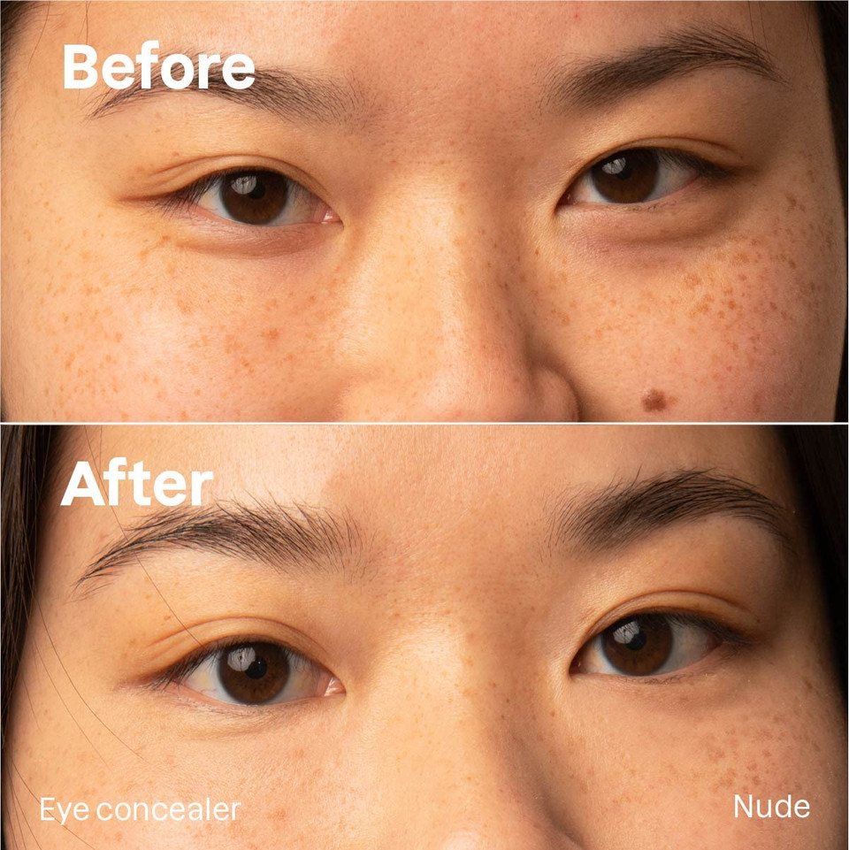 Attitude Oceanly Plastic-Free Light Coverage Under Eye Concealer Stick, Titanium Dioxide-Free, Ewg Verified, Vegan & Cruelty-Free Makeup, Nude, 0.2 Ouncesnude