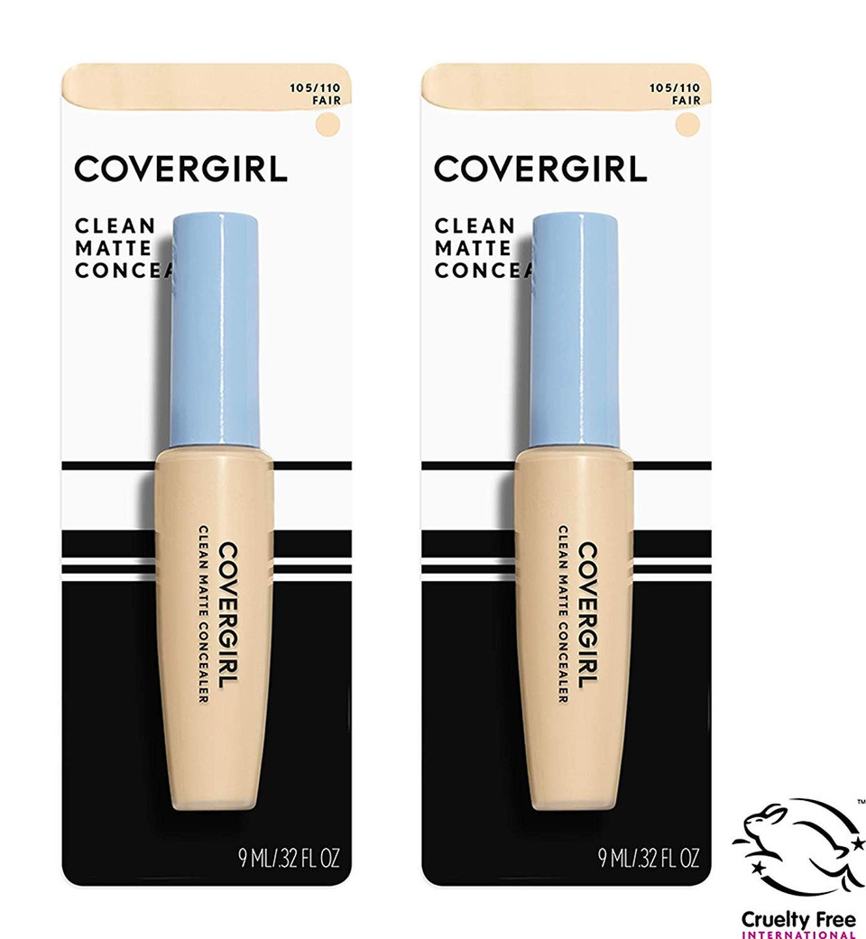 Covergirl Clean Matte Concealer, Fair 110, 0.37 Fl Oz, 2 Countfair2 Count (Pack Of 1)