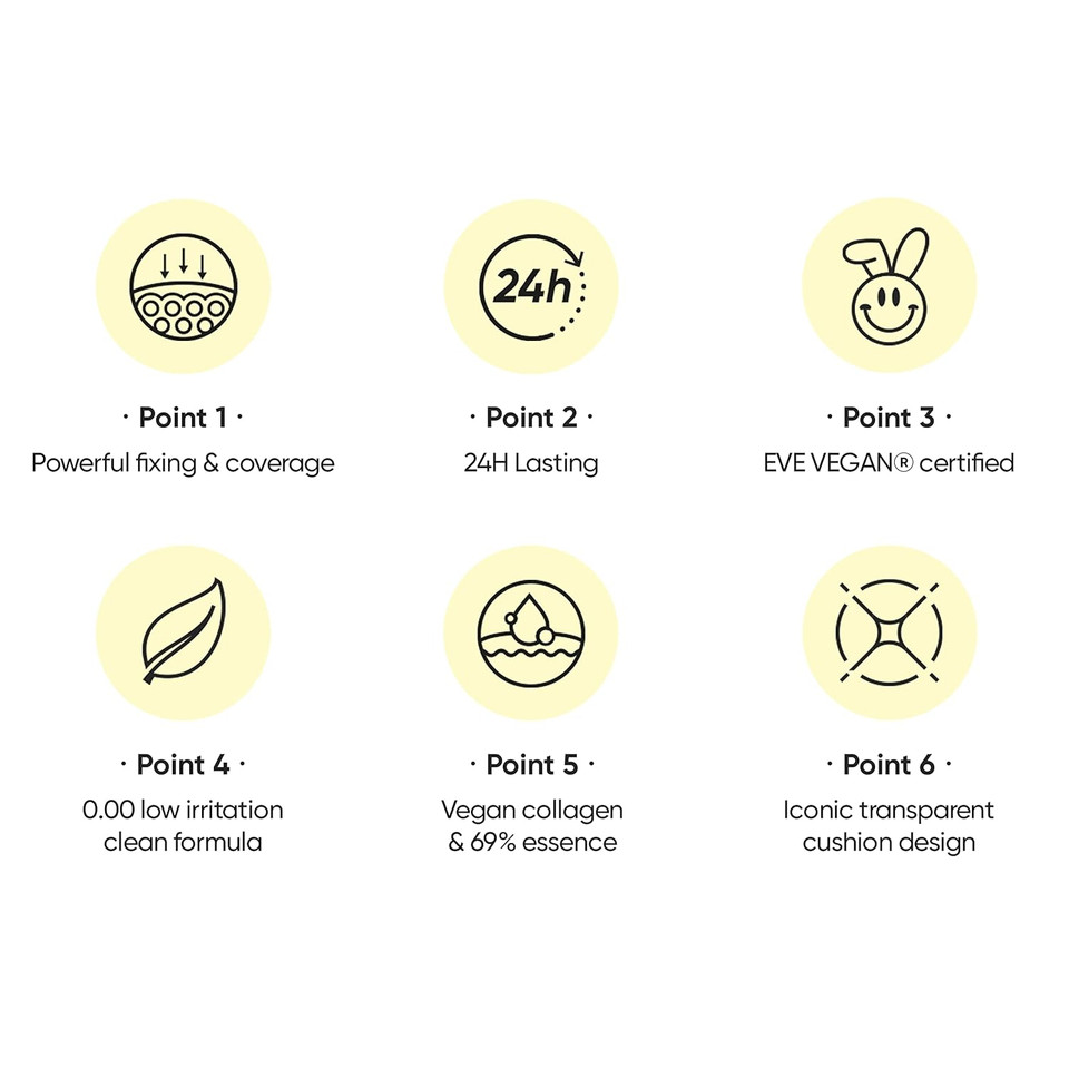 Amuse Seoul Meta Fixing Cushion Foundation 1.5 Natural | Nude Peach | Matte, Fluffy Texture, Long-Lasting, High Coverage, Bright Finish, Clean Beauty, Vegan1.5 Natural