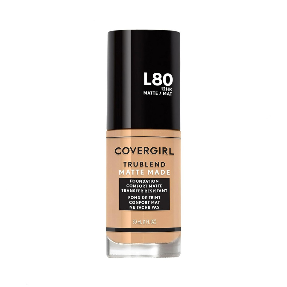 Covergirl Trublend Matte Made Liquid Foundation, True Ivory, 1 Fl Oz (Pack Of 1)True Ivory1 Fl Oz (Pack Of 1)