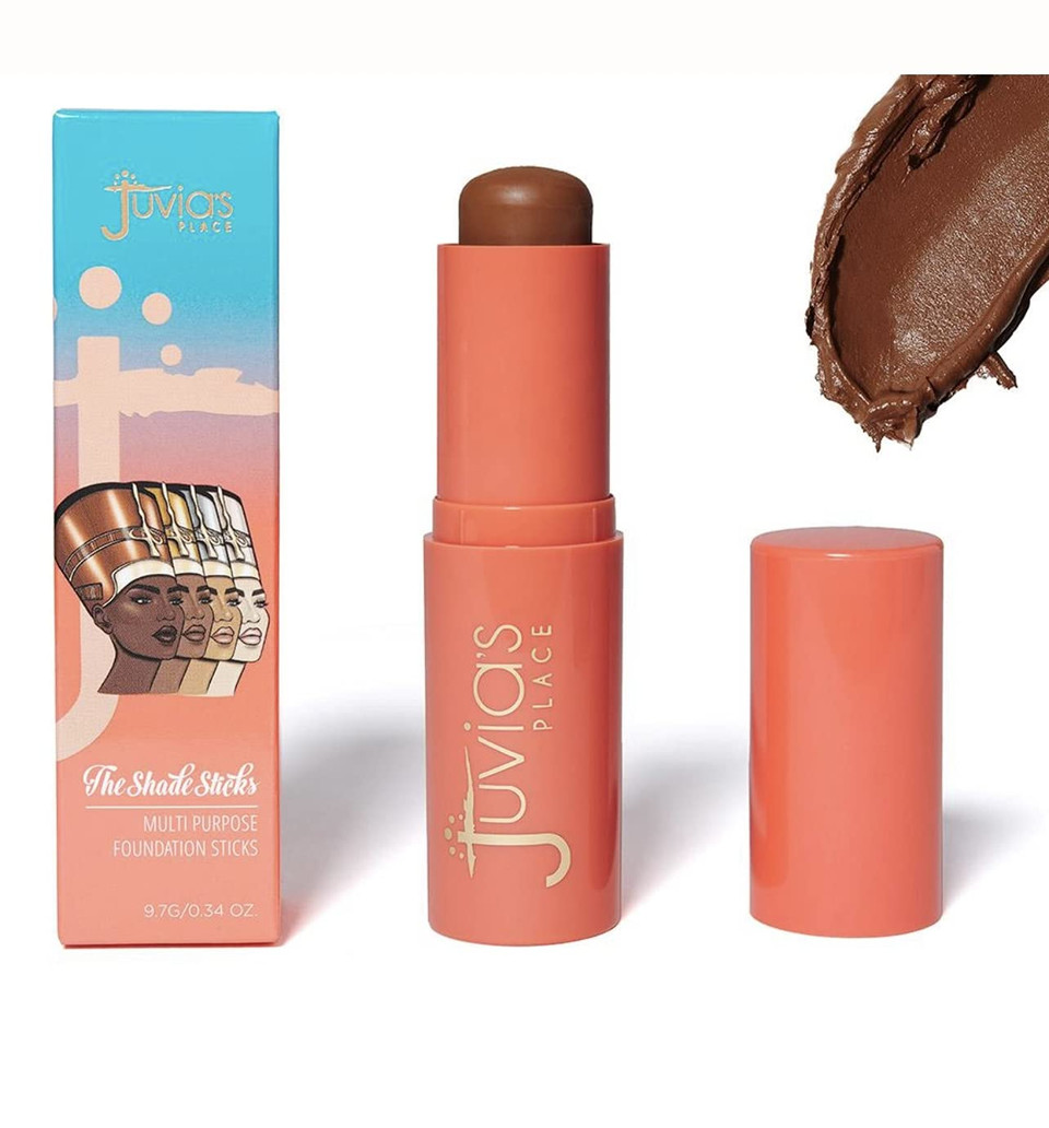 Juvia'S Place Shade Stick Foundation, Concealer, Contour, Benin, Deep Dark W/Cool Undertone, 34 Ozbenin