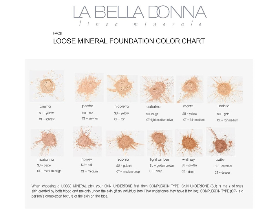 La Bella Donna Loose Mineral Foundation Spf 50 | 10G - Caffecaffe