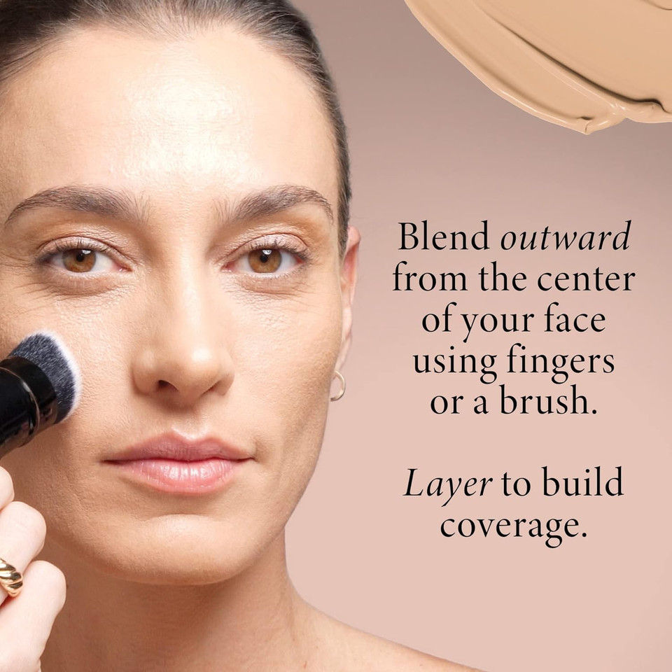 Laura Geller Double Take Liquid Foundation | Medium To Full Coverage, Natural Matte Finish, Tan107 Tan -Liquid