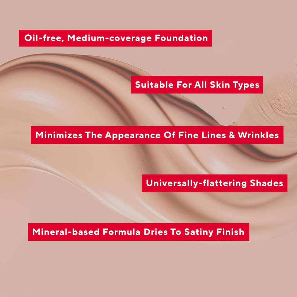 Mirabella Skin Tint Creme Foundation, Shade Iiiw Warm Undertone, Oil-Free Mineral Liquid Foundation - Medium Coverage Delivers Moisture And Hydration - Minimizes Fine Lines & Wrinklesshade 6 Warm Undertone (Iiiw)