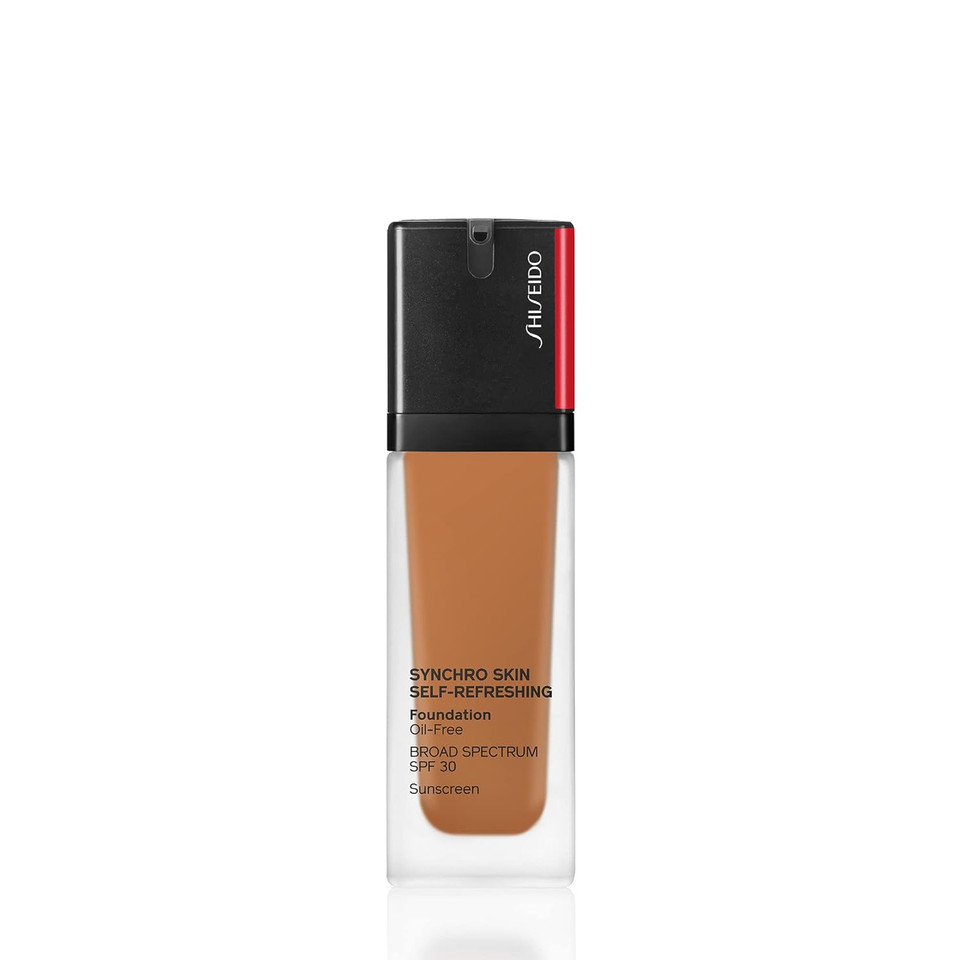 Shiseido Synchro Skin Self-Refreshing Foundation Spf 30 - Medium, Buildable Coverage + 24-Hour Wear - Waterproof & Transfer Resistant - Non-Comedogeniccolor : Suede - 510
