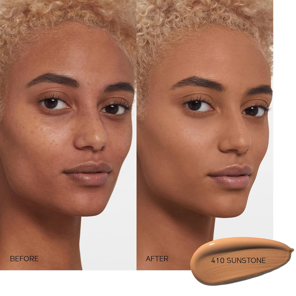 Shiseido Synchro Skin Self-Refreshing Foundation Spf 30 - Medium, Buildable Coverage + 24-Hour Wear - Waterproof & Transfer Resistant - Non-Comedogeniccolor : Sunstone - 410