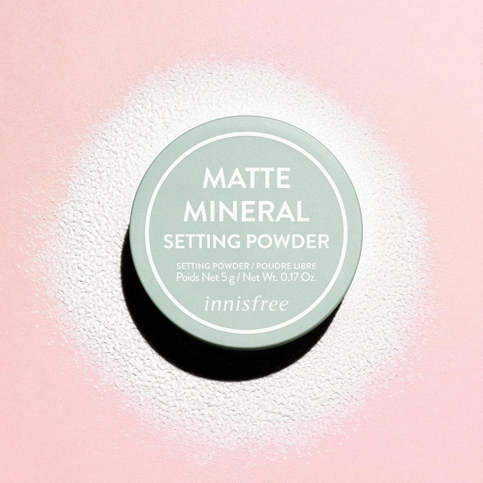 Innisfree Matte Mineral Setting Powder Duo, 0.17 Ounce (Pack Of 2) (Packaging May Vary)