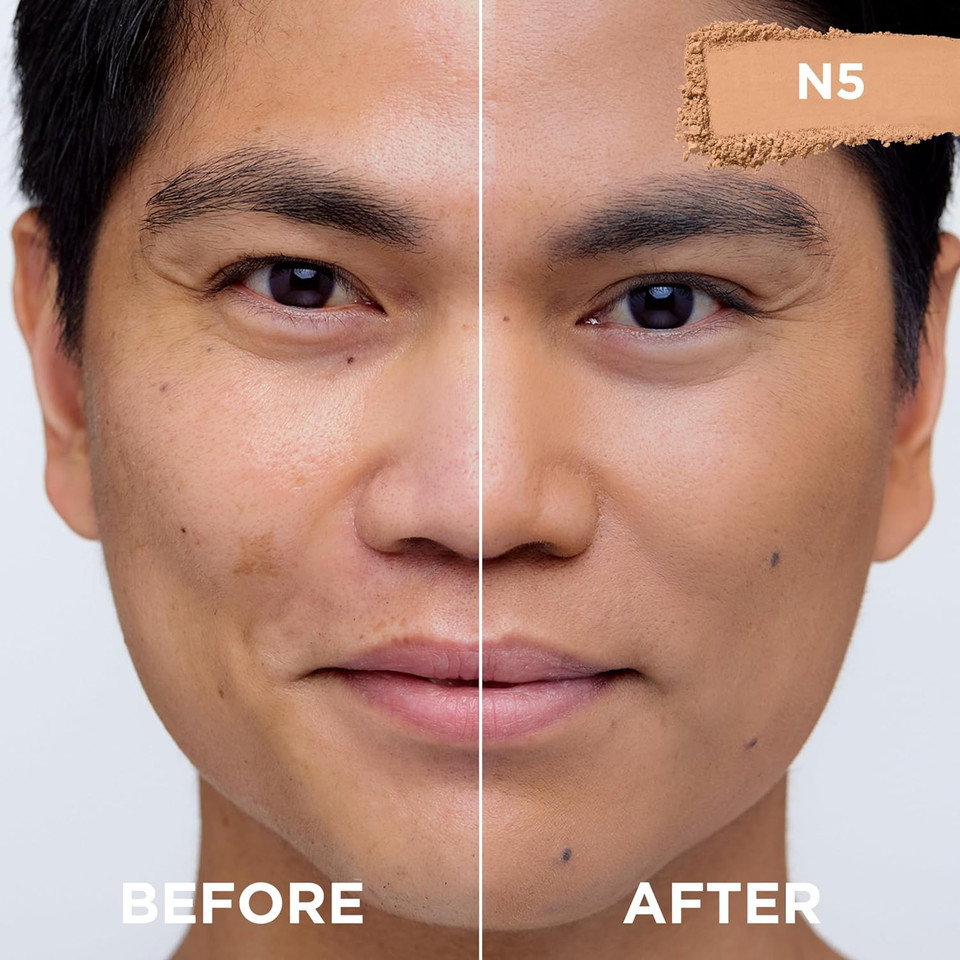 Lã¢ÂOrã£Â©Al Paris True Match Super-Blendable Oil Free Foundation Powder, N5 Medium, 0.33 Oz, Packaging May Varyn5 Medium