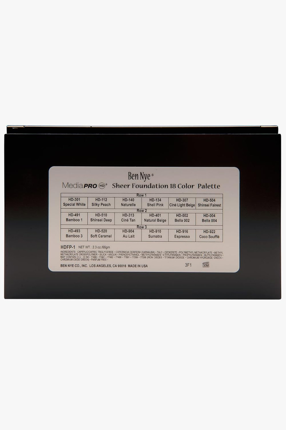 Ben Nye - Sheer Foundation Palette - Hdfp-1